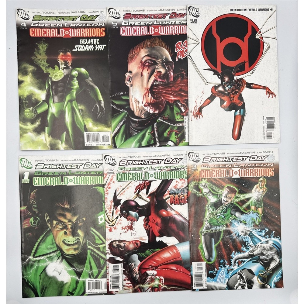 Green Lantern: Emerald Warriors #1 - #6 DC Comics 2010/2011 Brightest‎ Day